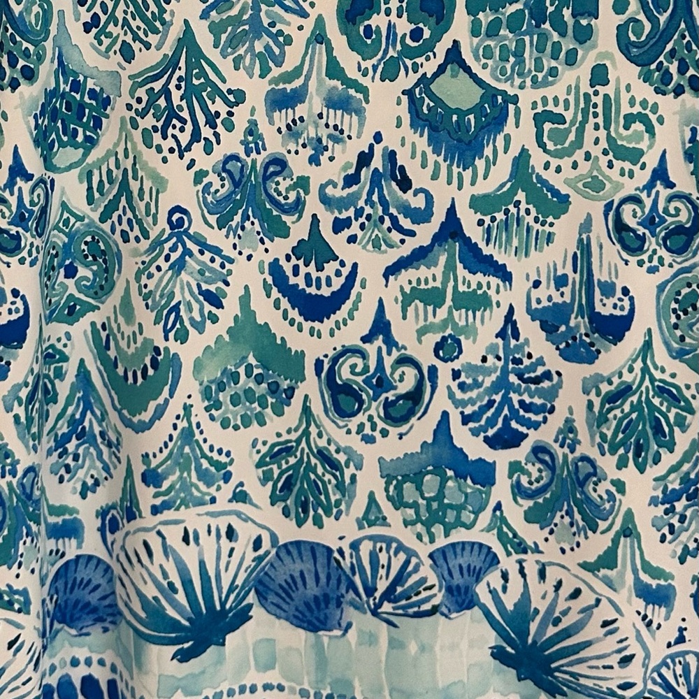 Jean-Pierre Klifa Paris Daphne 3/4 Sleeve Dress in Paisley Mermaid Print NWT - Picture 2 of 11